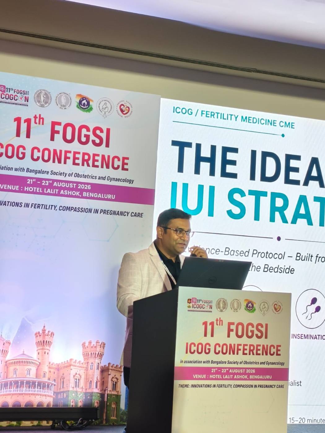 Presenting “The Ideal IUI Strategy” at the 11th FOGSI ICOG Conference