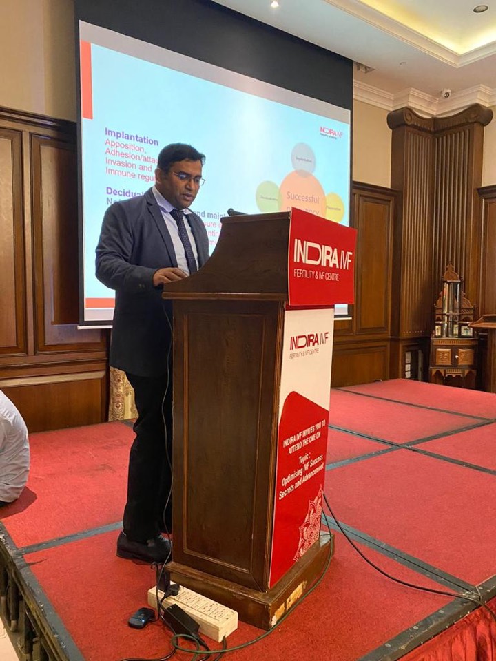Lecturing on optimising IVF success at the CME “Understanding IVF Success”