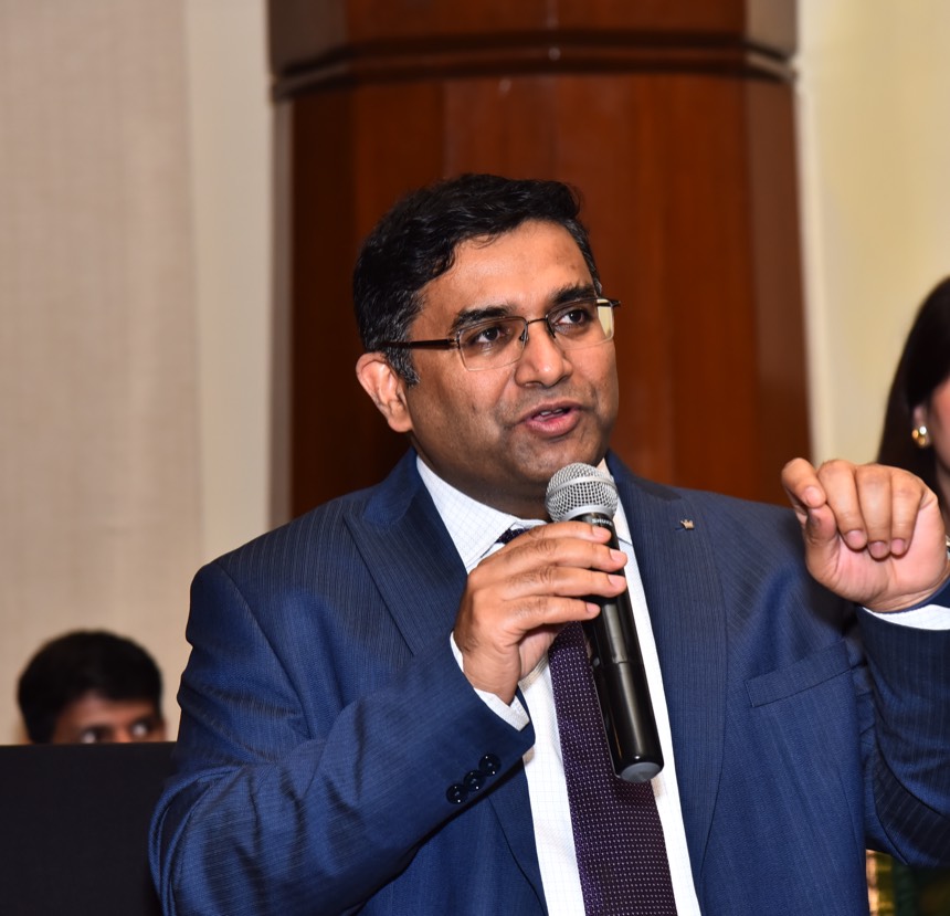 Addressing a clinical meeting