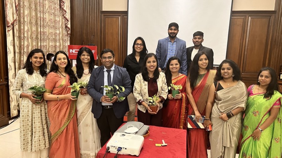 With faculty and delegates after the CME session